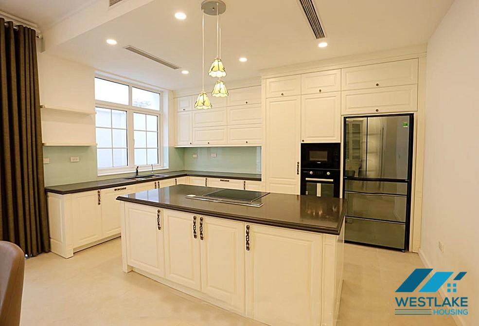 Nice house with 3 floors for rent in Block T Ciputra, Tay Ho, Hanoi