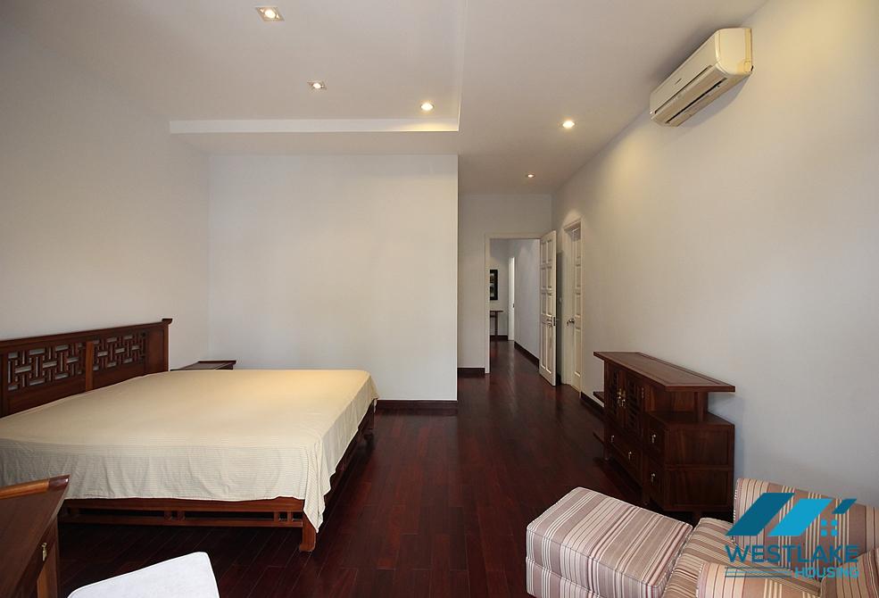 Spacious villa with 5 bedrooms for rent in T block, Ciputra, Tay Ho, Hanoi