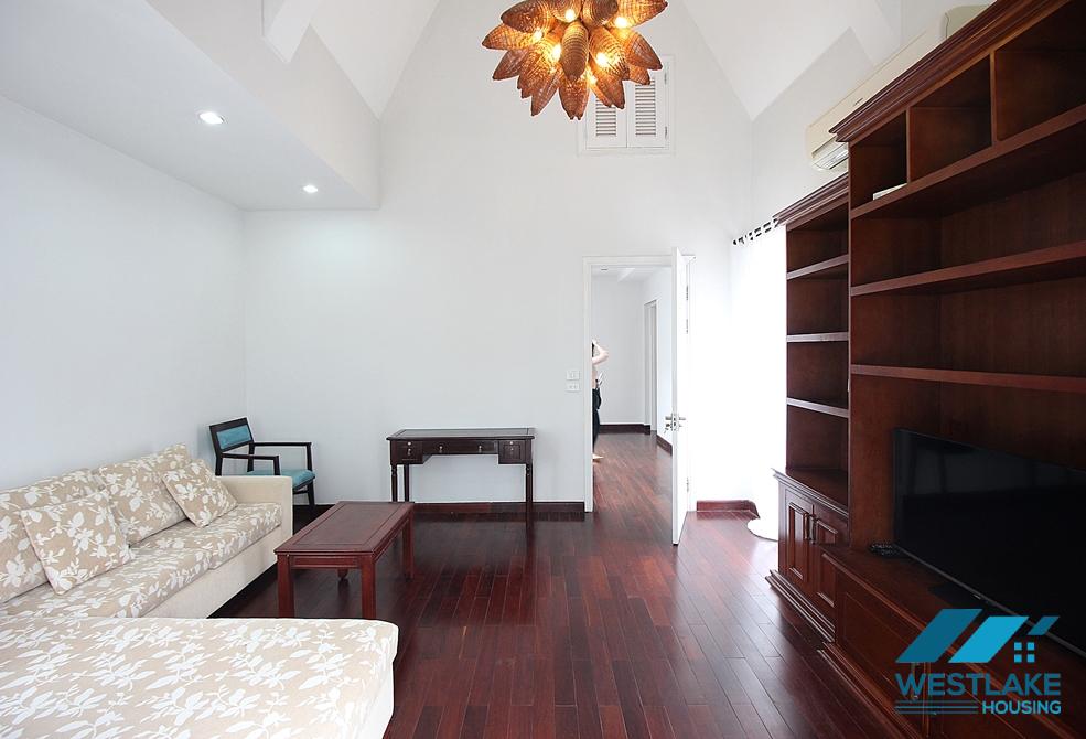 Spacious villa with 5 bedrooms for rent in T block, Ciputra, Tay Ho, Hanoi
