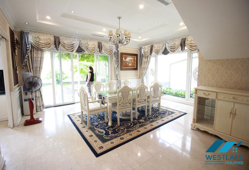 European style house for lease in Ciputra, Tay Ho, Hanoi