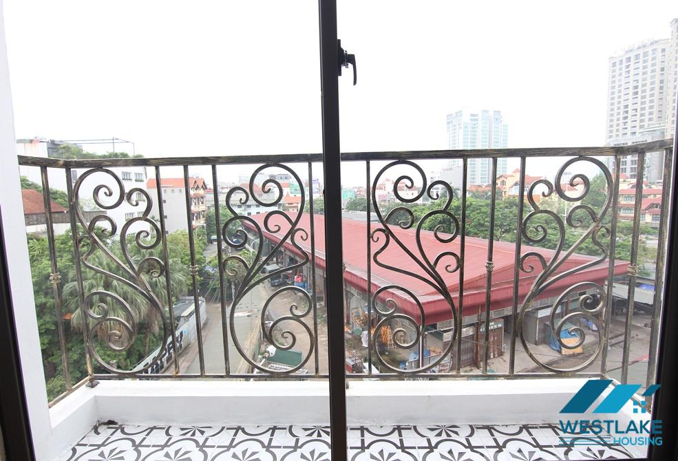 Good price, 2 bedrooms apartment for rent in Au Co street, Hanoi.