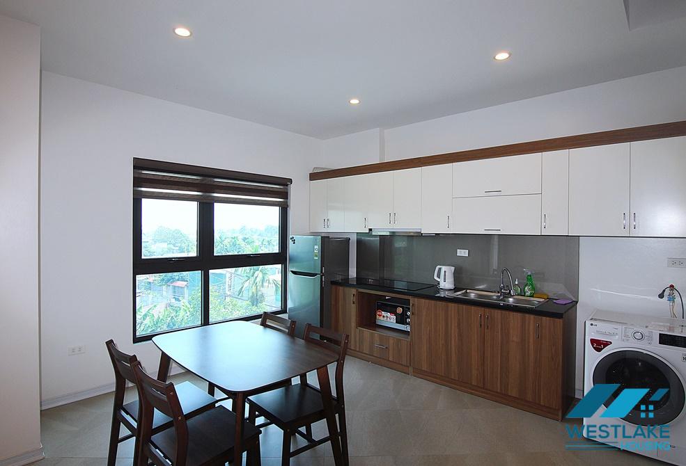 A bright and spacious 1 bedroom apartment for rent in Au Co, Ha Noi