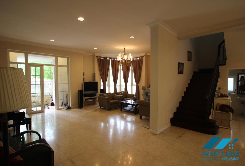 Nice and furnished house for rent in Ciputra, Tay Ho, Hanoi