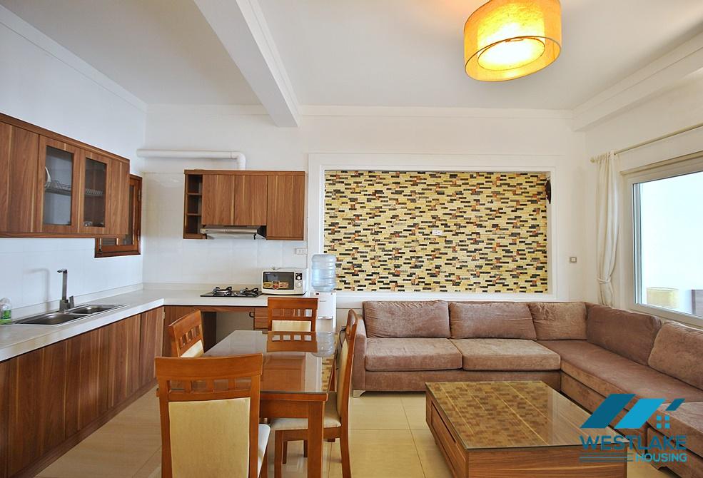 Spacious and brightly 1 bedroom apartment for rent in Tay Ho, Ha Noi