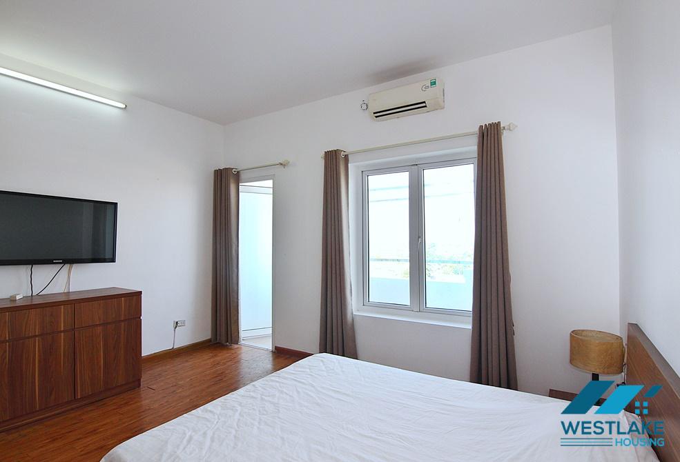 A bright studio with balcony for rent in Tay Ho, Ha Noi