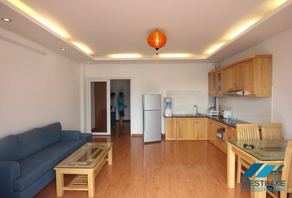 A bright 1 bedroom apartment with balcony for rent in Tay Ho, Ha Noi