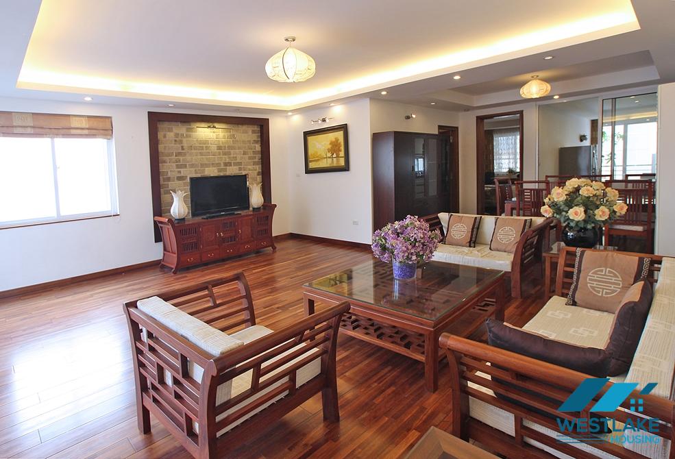 Large sized beautiful apartment for rent on Trich Sai, Tay Ho, Ha Noi