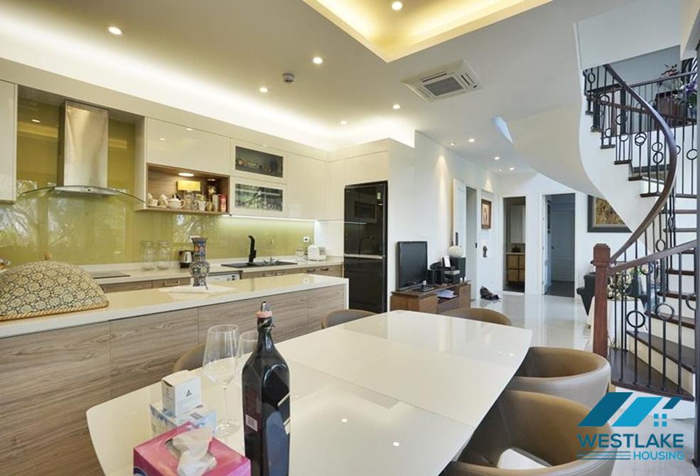 Lovely duplex apartment for rent on Vong Thi, Tay Ho, Ha Noi