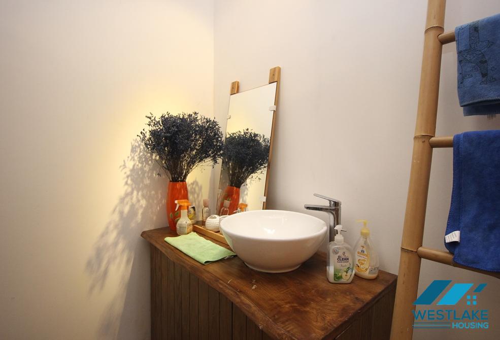 One bedroom house with garden for rent in Tay Ho, Ha Noi