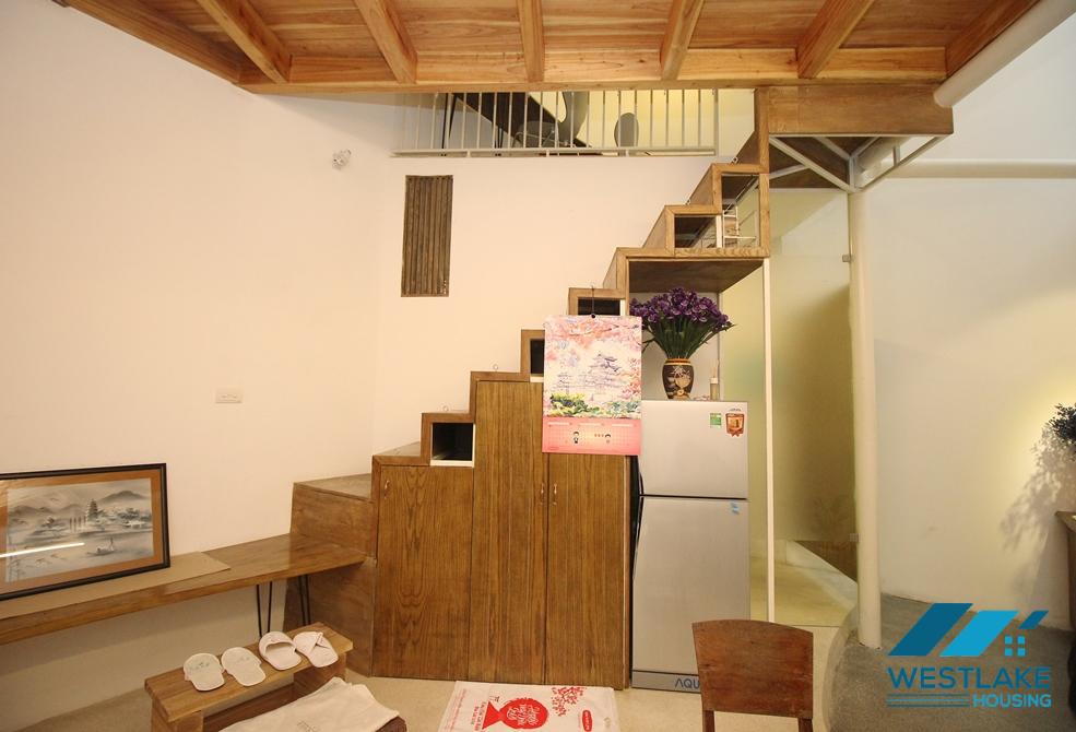One bedroom house with garden for rent in Tay Ho, Ha Noi