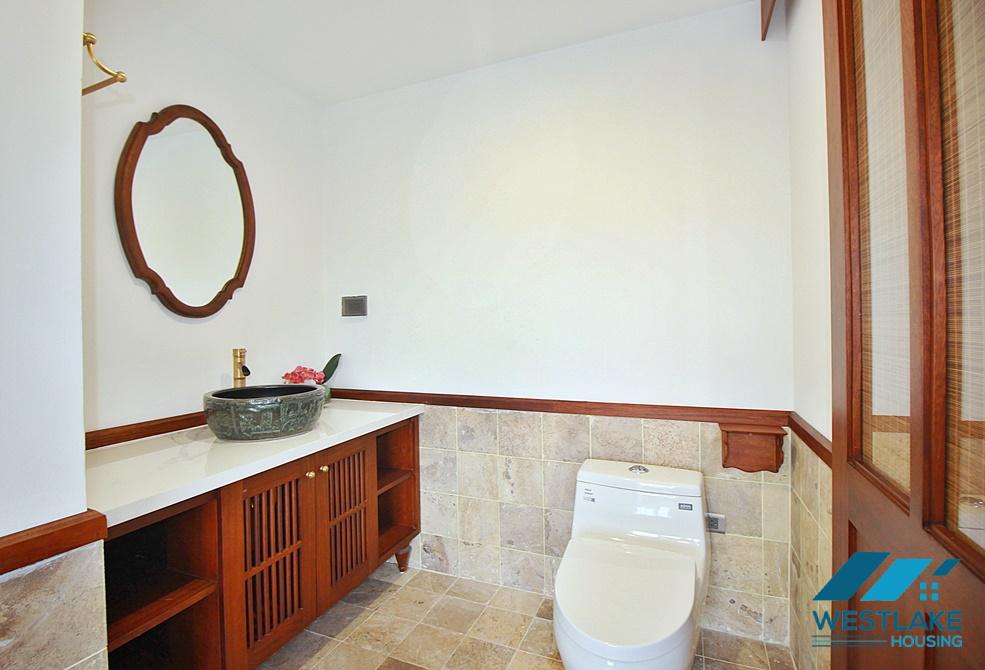 A brand new lake view 3 bedroom apartment for rent in Xuan Dieu, Tay Ho, Ha Noi