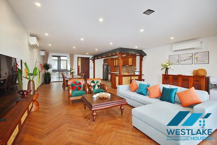 Cho Thuê Căn Hộ 3 Phòng Ngủ Ban Công Rộng View Hồ Thoáng Mát, Hoàn Toàn Mới Tại Xuân Diệu, Tây Hồ, Hà Nội.