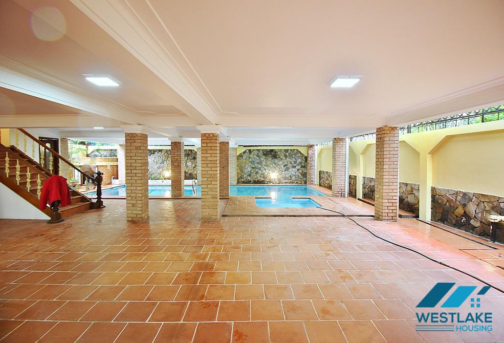 A beautiful house with swimming pool for rent in To Ngoc Van, Tay Ho