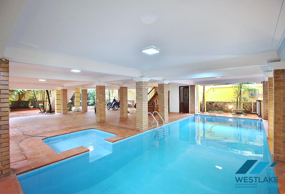 A beautiful house with swimming pool for rent in To Ngoc Van, Tay Ho