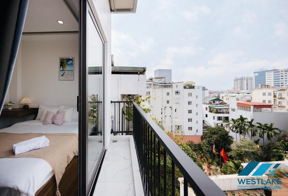 Newly and bright one bedroom apartment for rent in Trinh Cong Son area, Tay Ho, Ha Noi