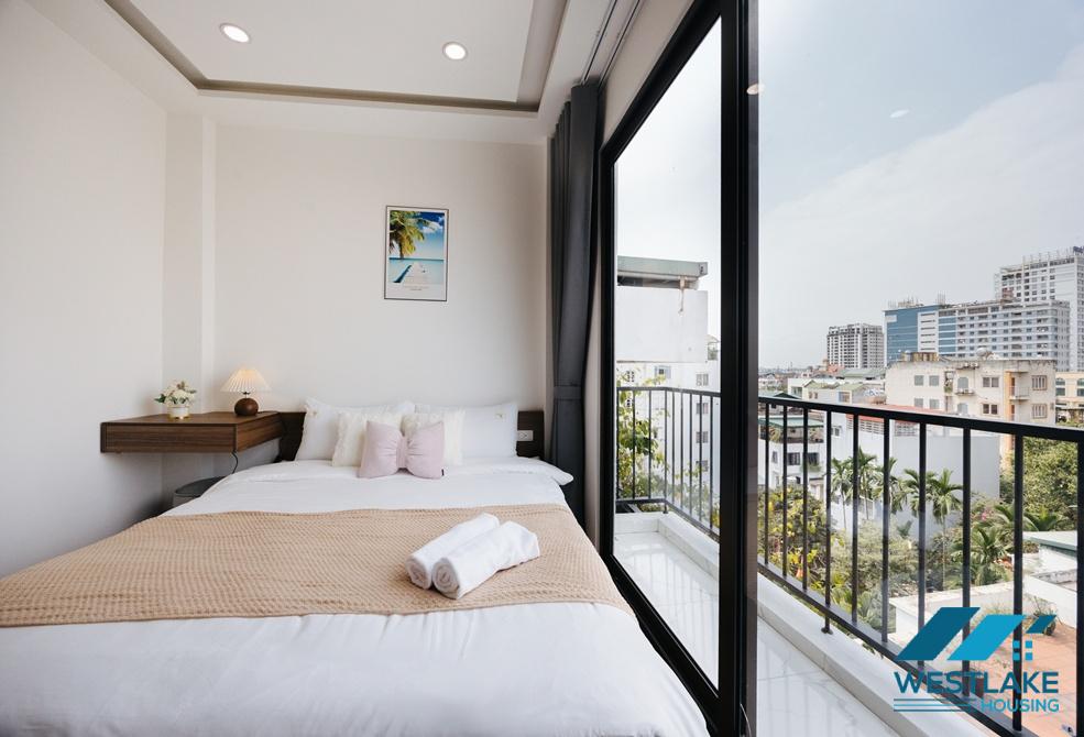 Newly and bright one bedroom apartment for rent in Trinh Cong Son area, Tay Ho, Ha Noi