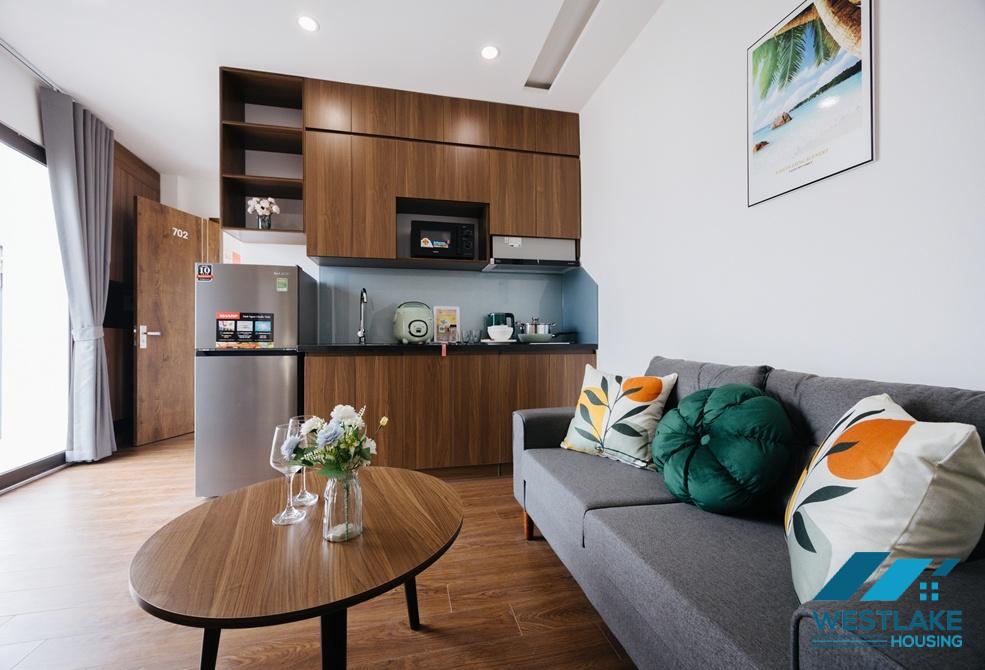 Newly and bright one bedroom apartment for rent in Trinh Cong Son area, Tay Ho, Ha Noi