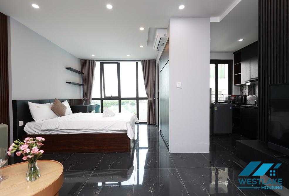 Bright studio apartment for rent in Trinh Cong Son area, Tay Ho, Ha Noi