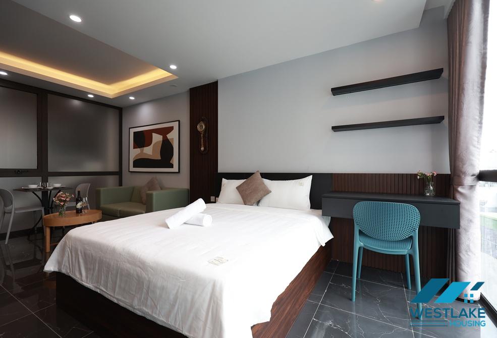 Bright studio apartment for rent in Trinh Cong Son area, Tay Ho, Ha Noi