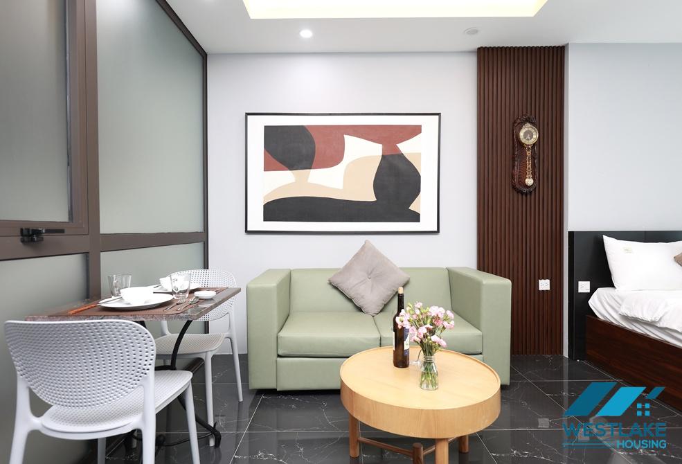 Bright studio apartment for rent in Trinh Cong Son area, Tay Ho, Ha Noi