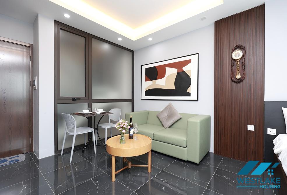 Bright studio apartment for rent in Trinh Cong Son area, Tay Ho, Ha Noi