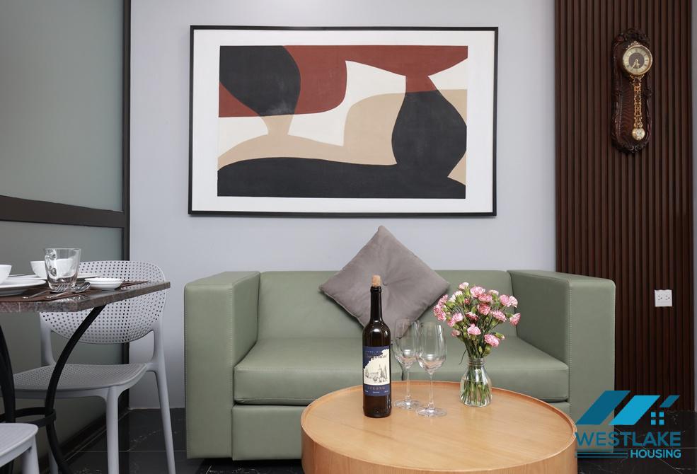 Bright studio apartment for rent in Trinh Cong Son area, Tay Ho, Ha Noi