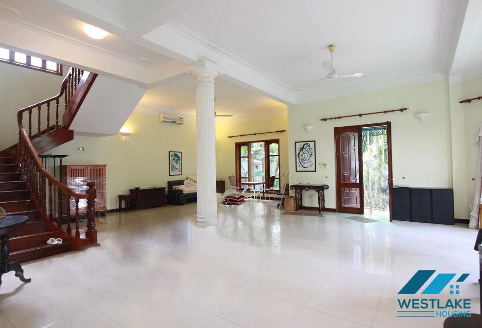 Charming house for rent in Tay ho with garden yard and swimming pool