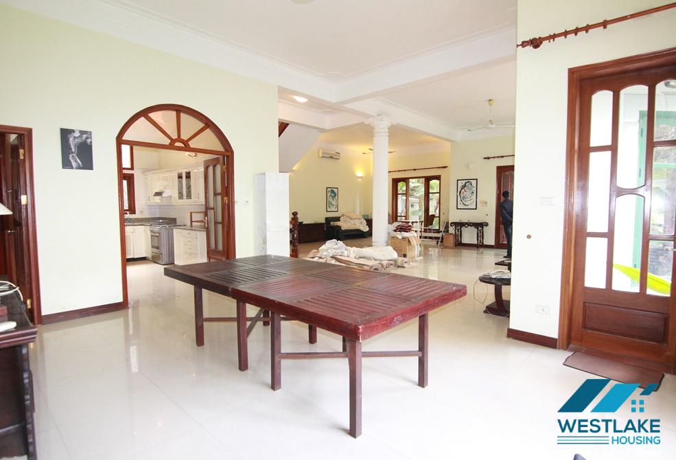 Charming house for rent in Tay ho with garden yard and swimming pool