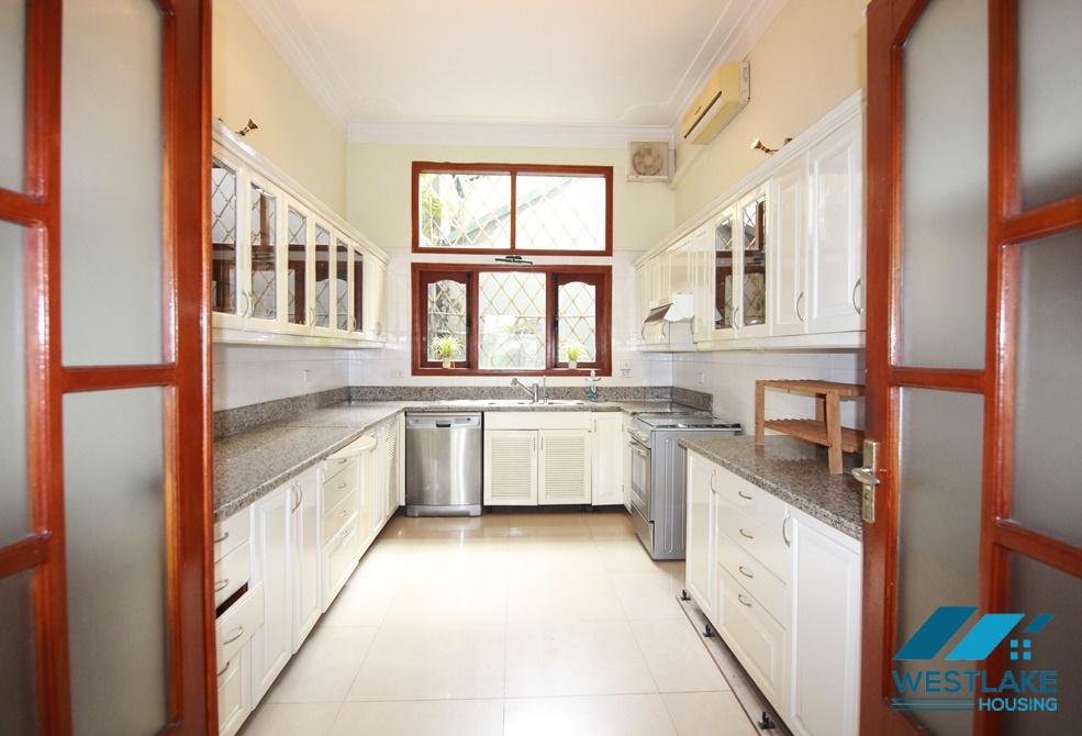 Charming house for rent in Tay ho with garden yard and swimming pool