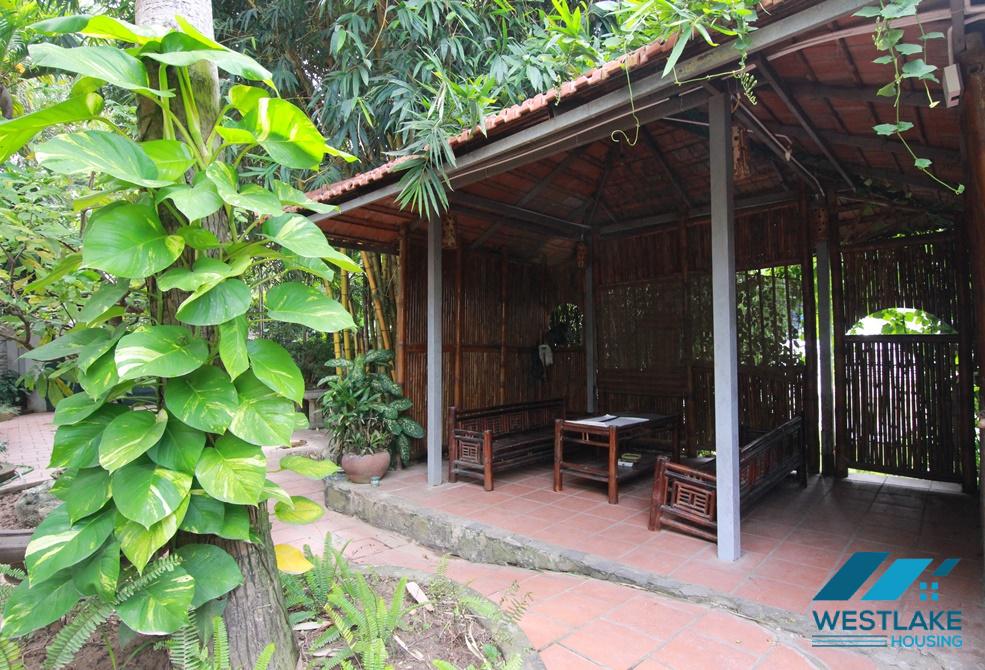 Charming house for rent in Tay ho with garden yard and swimming pool