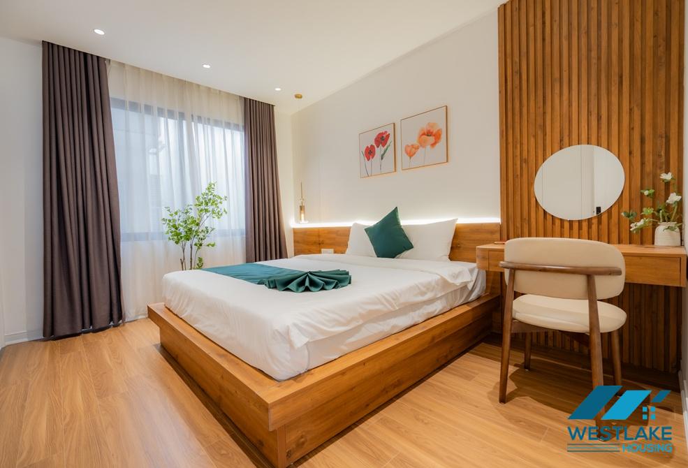 Bright and high quality one bedroom apartment for rent in To Ngoc Van area, Tay Ho, Ha Noi