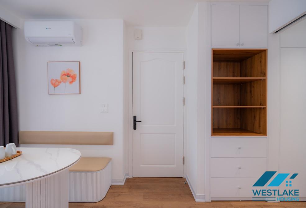 Beautiful one bedroom apartment with big terrace for rent in Tay Ho, Ha Noi