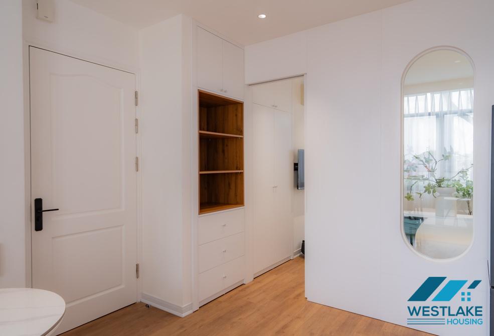 Beautiful one bedroom apartment with big terrace for rent in Tay Ho, Ha Noi