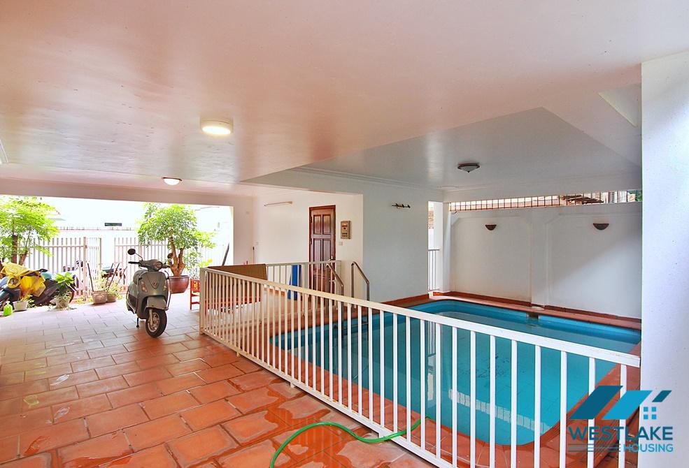 A wonderful private house with pool for rent in To Ngoc Van, Tay Ho