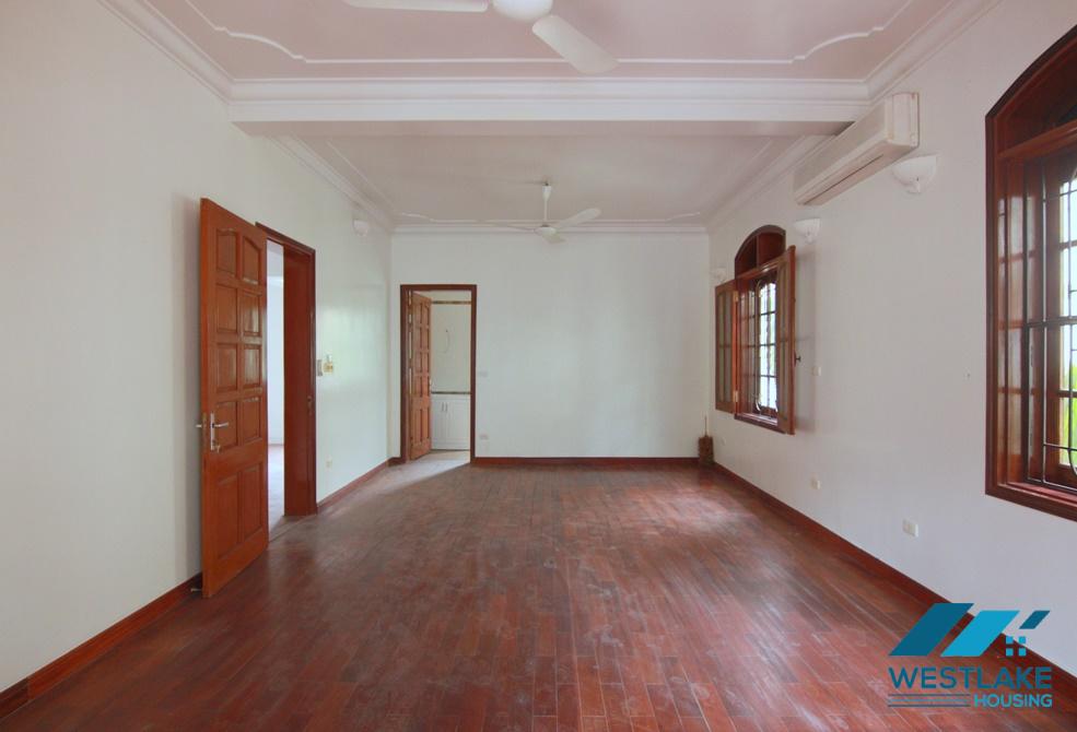 An unfurnished villa with yard for rent in To Ngoc Van, Tay Ho An unfurnished villa with yard for rent in To Ngoc Van, Tay Ho