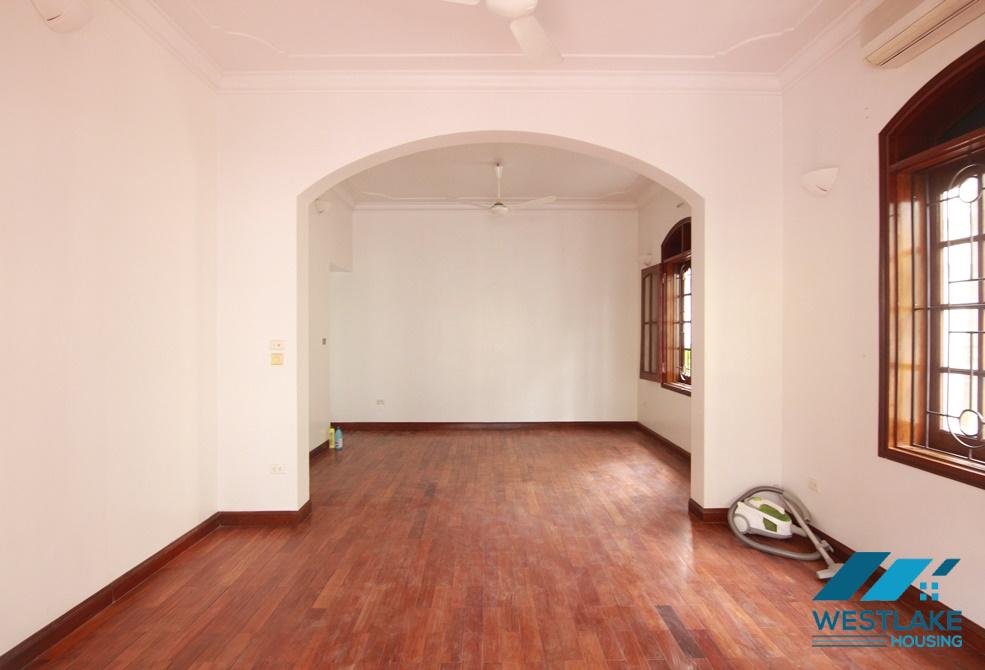 An unfurnished villa with yard for rent in To Ngoc Van, Tay Ho An unfurnished villa with yard for rent in To Ngoc Van, Tay Ho