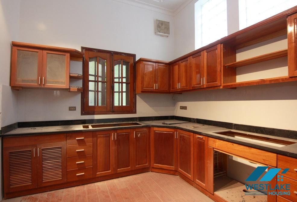 An unfurnished villa with yard for rent in To Ngoc Van, Tay Ho An unfurnished villa with yard for rent in To Ngoc Van, Tay Ho