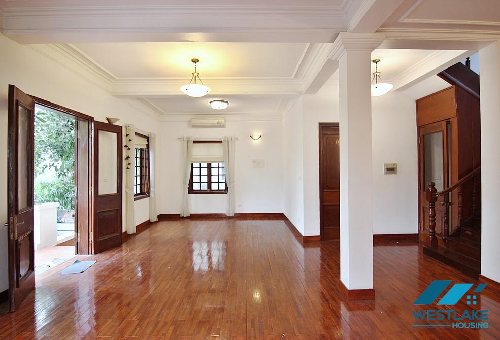 A nice villa with big yard for rent in To Ngoc Van, Tay Ho
