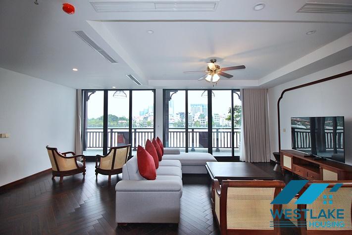Căn Hộ 4 Phòng Ngủ Mới Đẹp Thoáng Sáng, Ban Công Rộng View Hồ Cho Thuê Tại Từ Hòa, Tây Hồ, Hà Nội