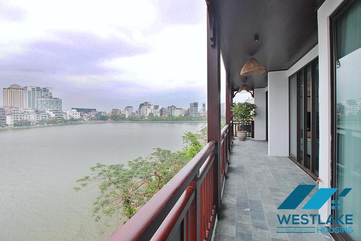 Căn Hộ 4 Phòng Ngủ Mới Đẹp Thoáng Sáng, Ban Công Rộng View Hồ Cho Thuê Tại Từ Hòa, Tây Hồ, Hà Nội