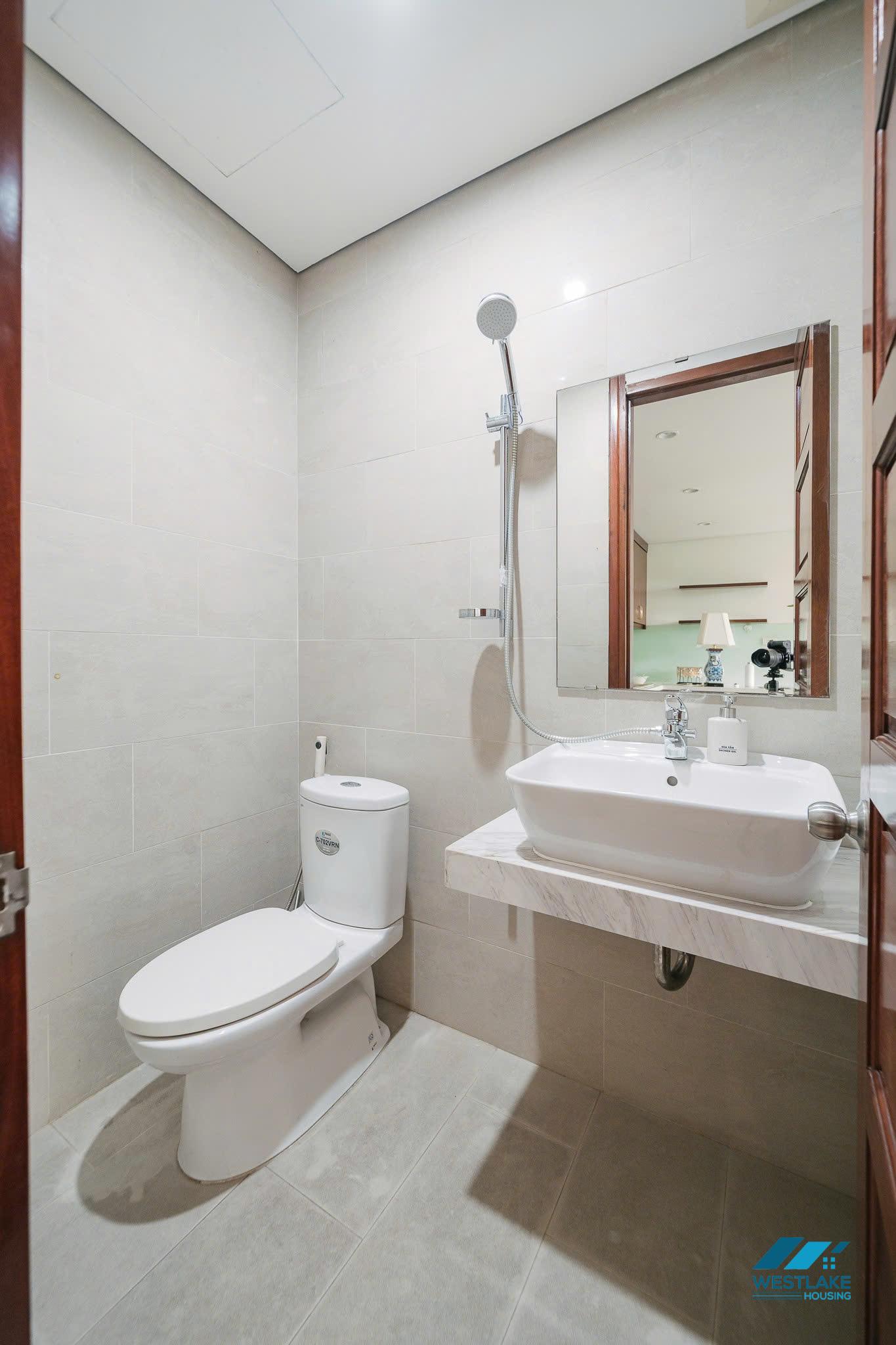 A beautiful 02 bedrooms apartment with lake view and large balcony for rent in Tay Ho, Ha Noi