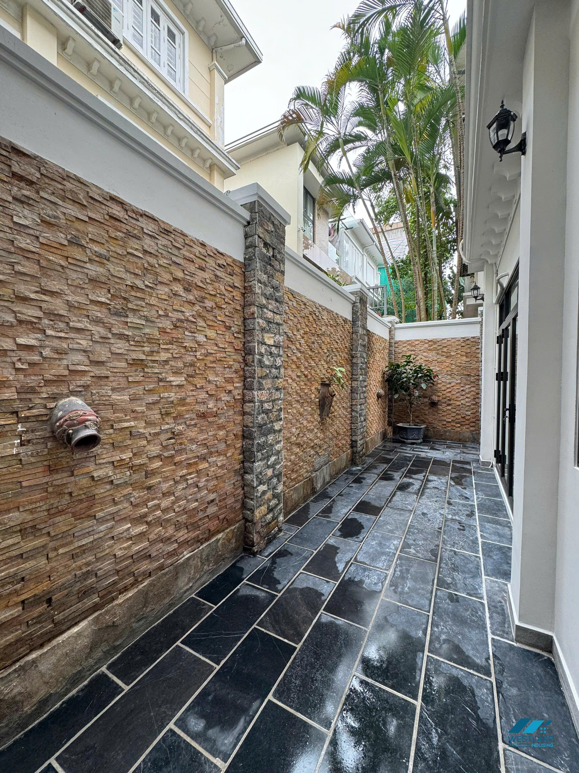Five bedrooms house for rent in D block, Ciputra, Tay Ho