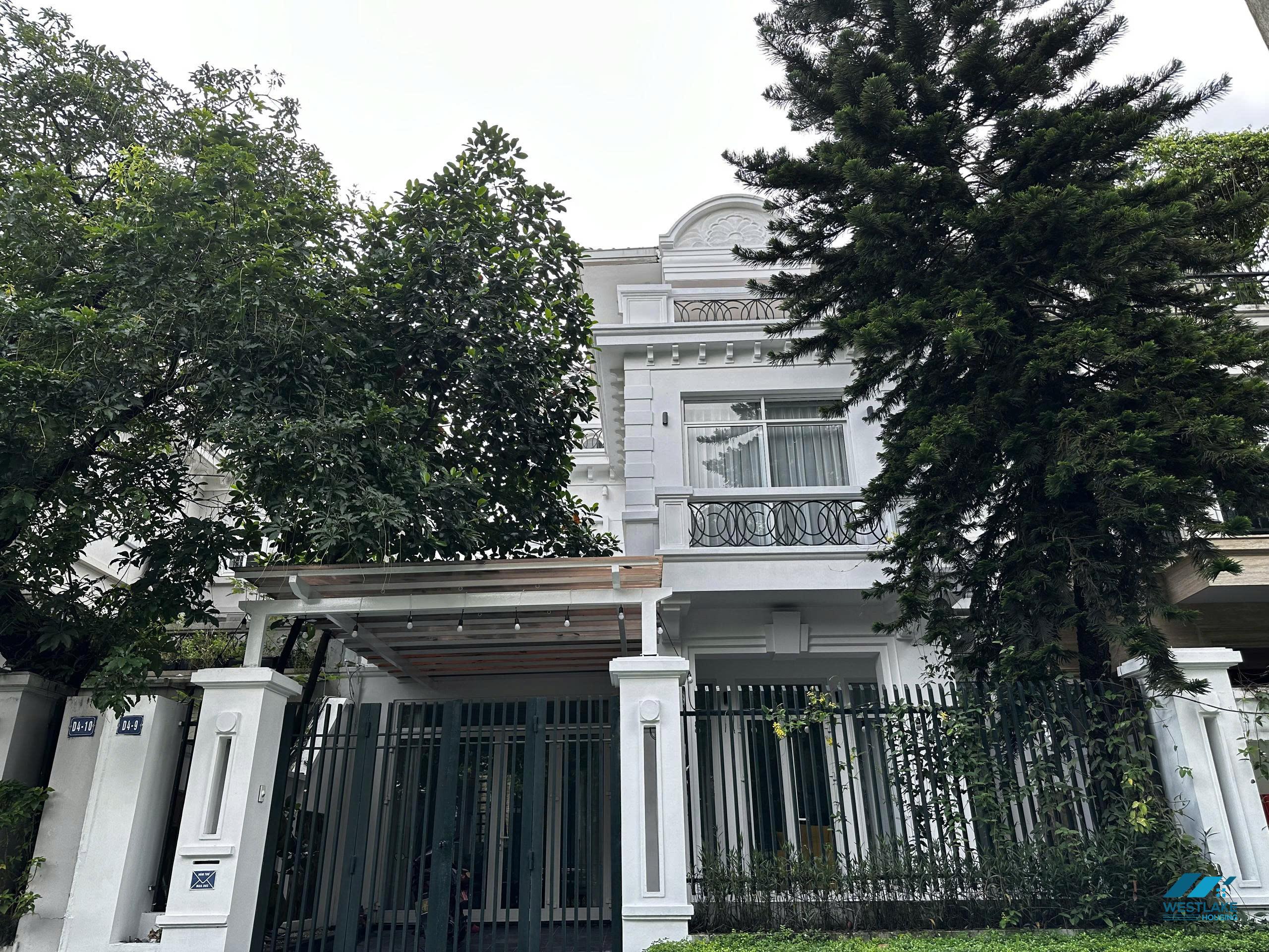 Beautiful 04 Bedroom newly renovated villa in Ciputra D4 Block, Hanoi, Near UNIS school for rent Beautiful 04 Bedroom newly renovated villa in Ciputra D4 Block, Hanoi, Near UNIS school for rent