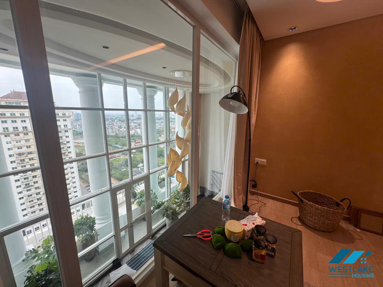 Newly renovated penthouse apartment for rent at P Building Ciputra, Ha Noi Newly renovated penthouse apartment for rent at P Building Ciputra, Ha Noi