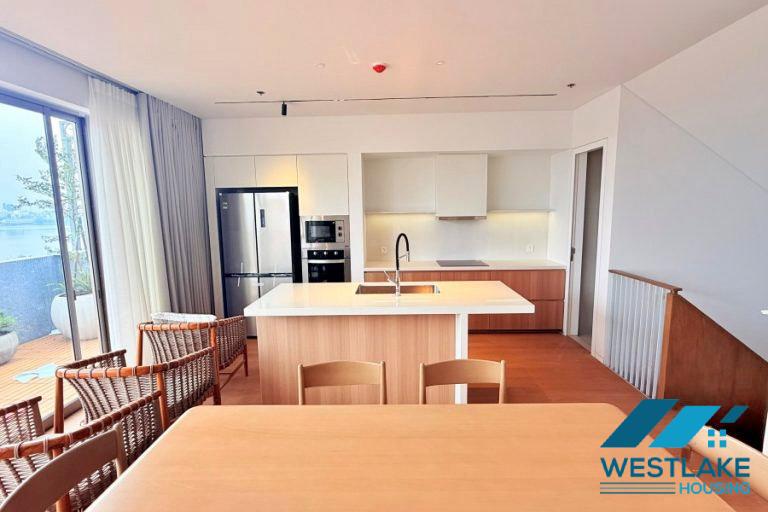 Lake view and morden duplex 3 bedrooms apartment for rent in Dang Thai Mai, Tay Ho, Ha Noi Lake view and morden duplex 3 bedrooms apartment for rent in Dang Thai Mai, Tay Ho, Ha Noi