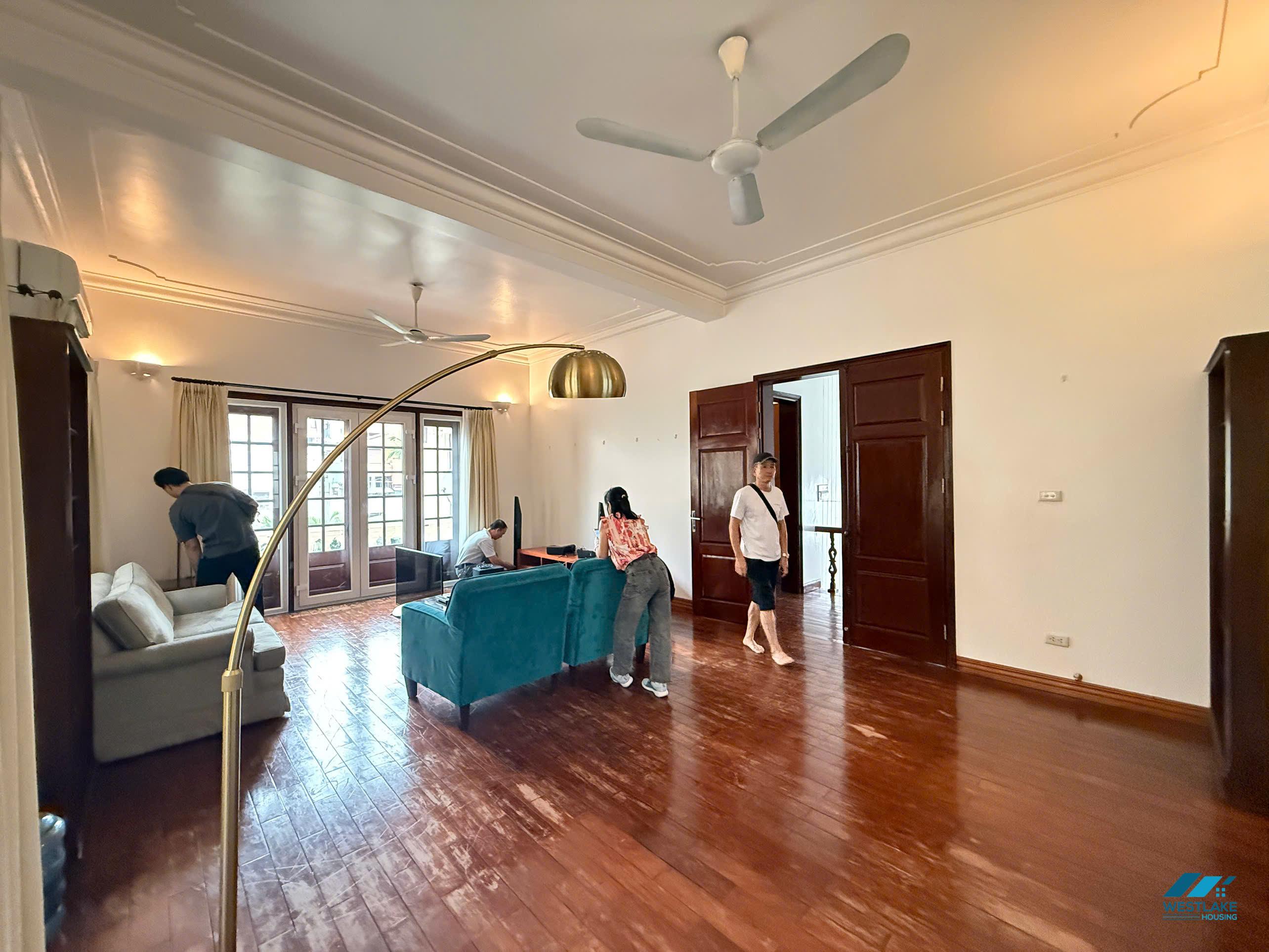 Five bedrooms with out-door pool for rent in Tay Ho, Ha Noi