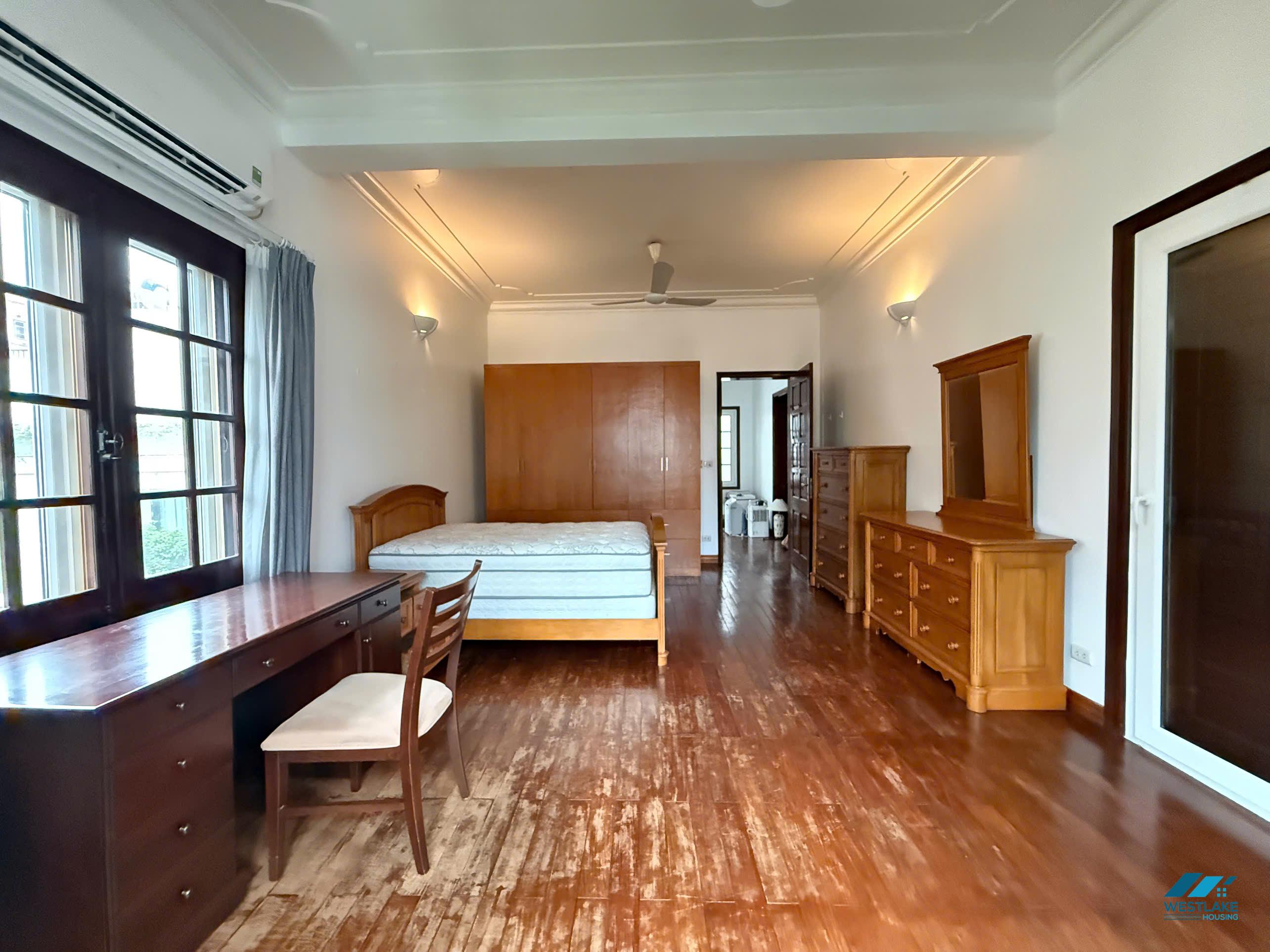 Five bedrooms with out-door pool for rent in Tay Ho, Ha Noi