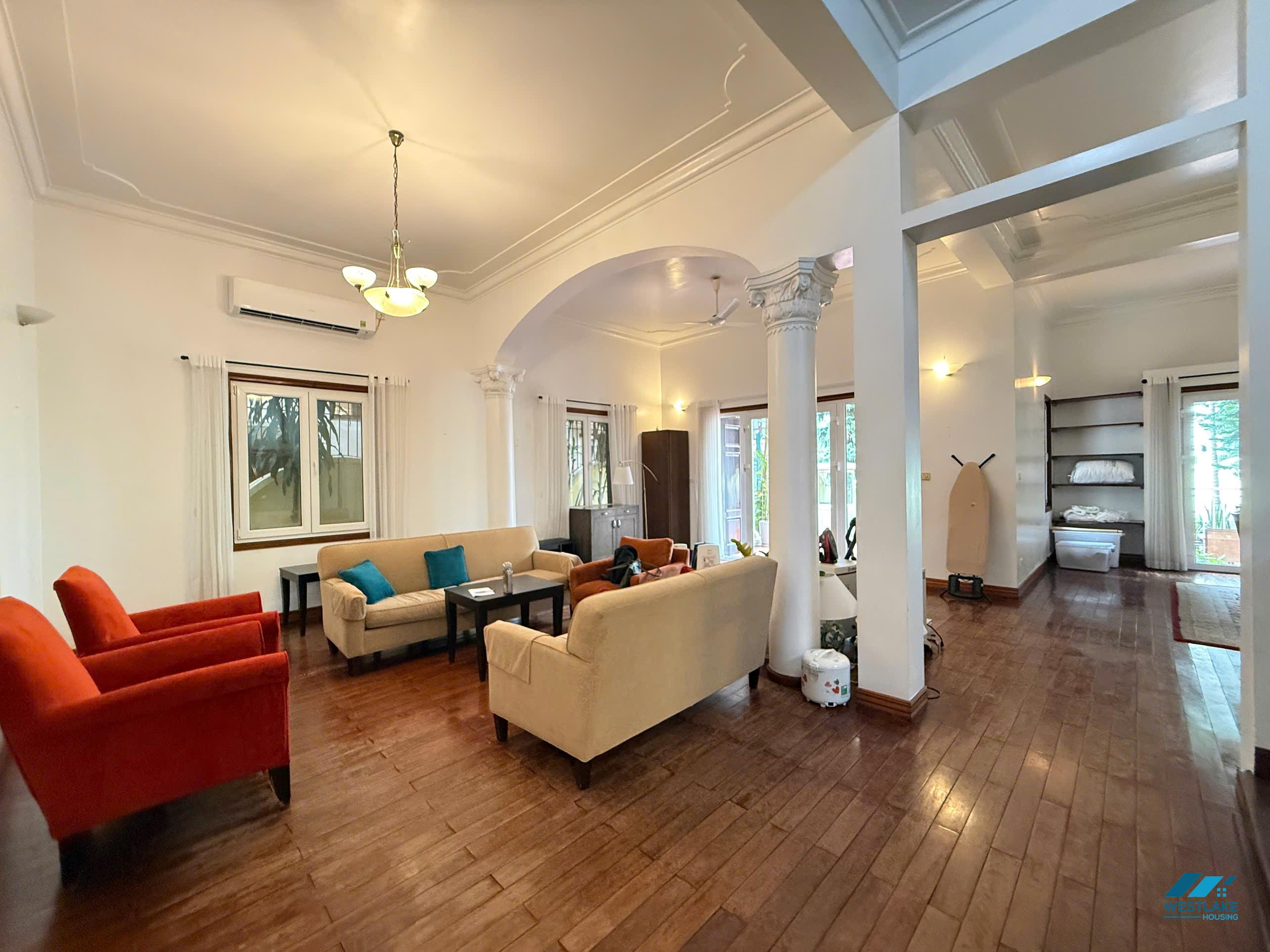 Five bedrooms with out-door pool for rent in Tay Ho, Ha Noi