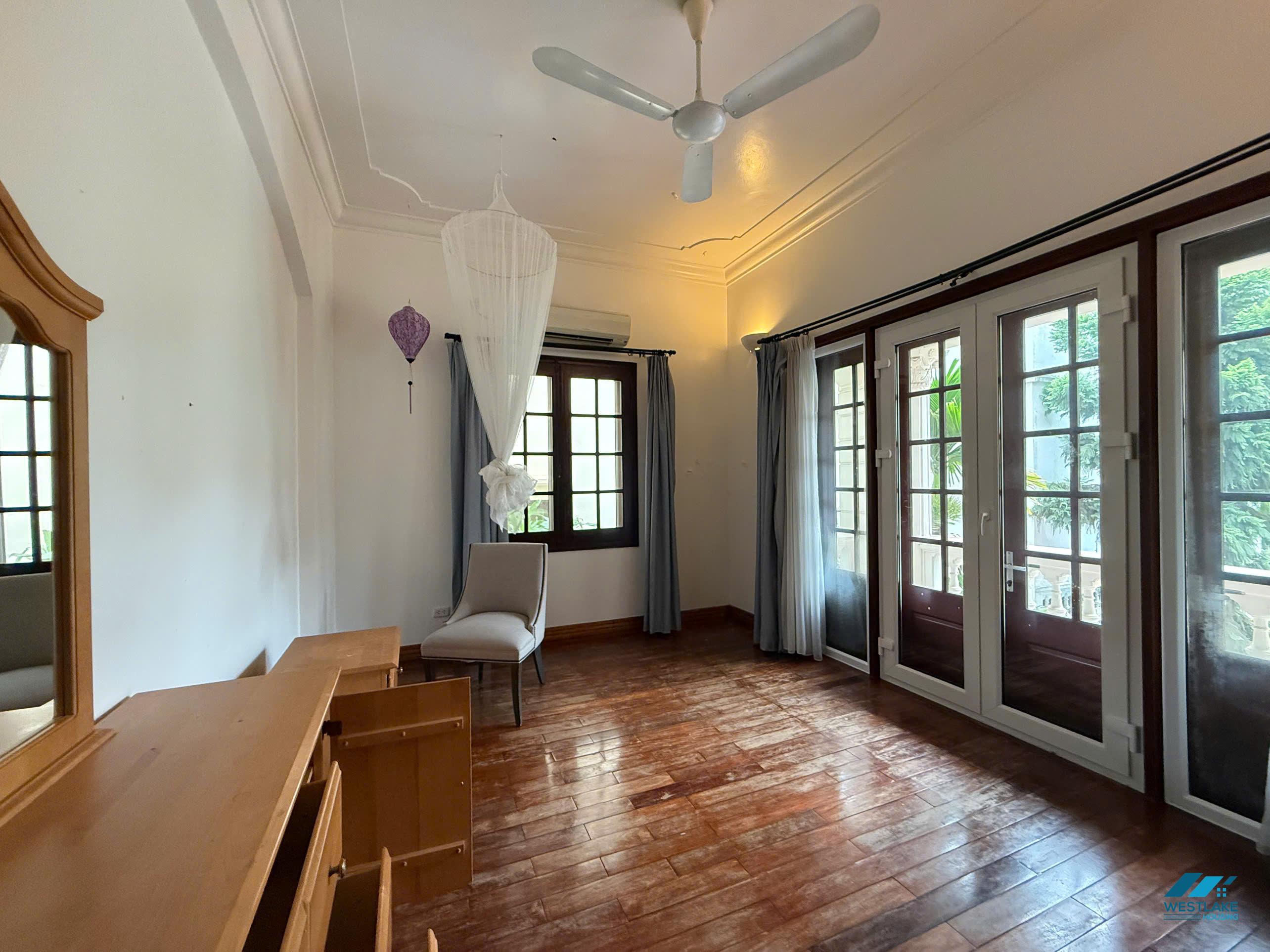 Five bedrooms with out-door pool for rent in Tay Ho, Ha Noi