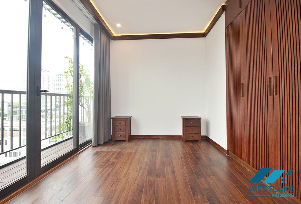 Lake view 4 bedrooms duplex apartment for rent in To Ngoc Van st, Tay Ho, Ha Noi